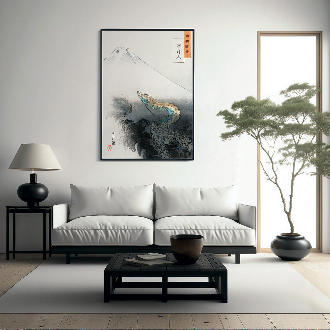 Ryū shōten By Ogata Gekko - Art Print