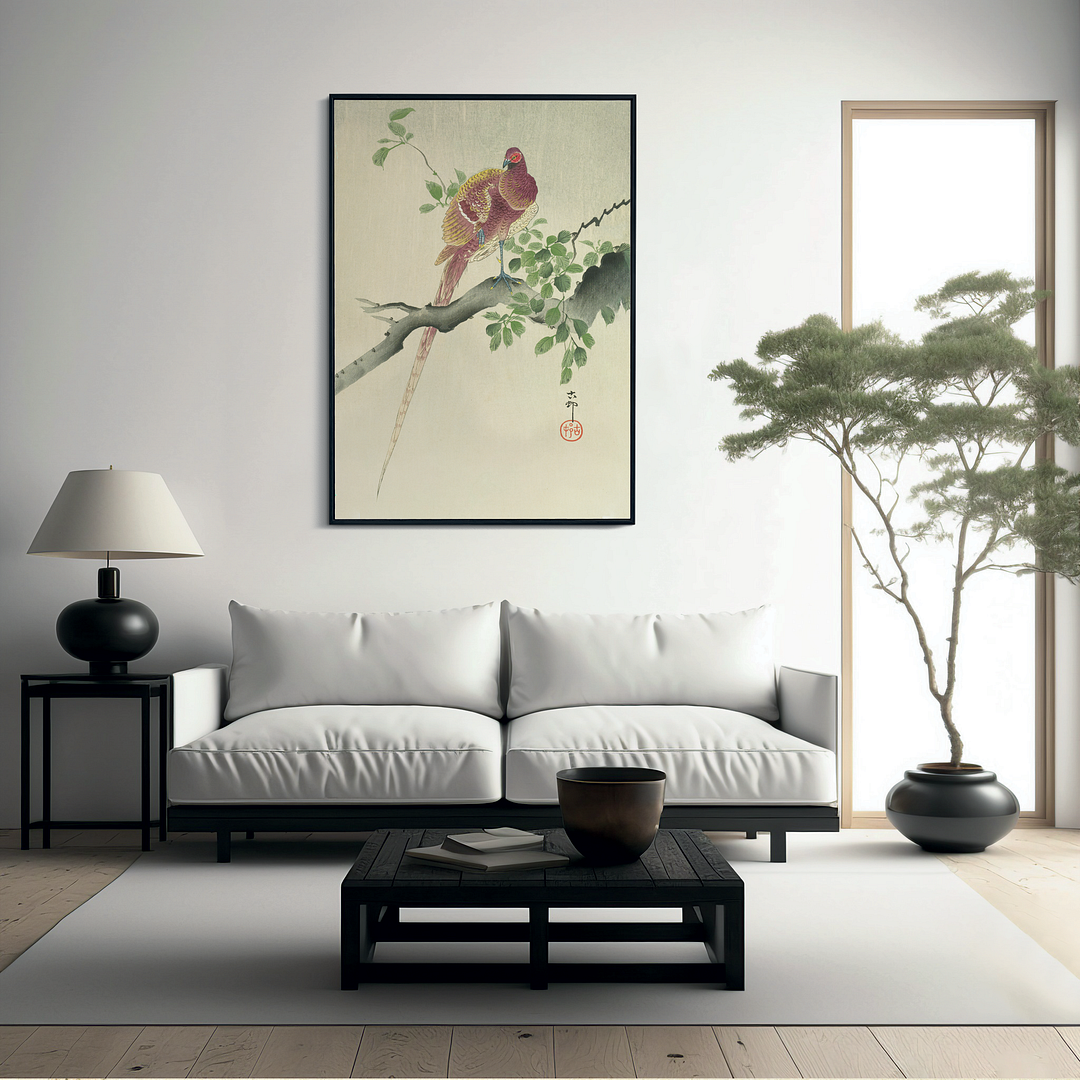 Copper Pheasant By Ohara Koson - Art Print