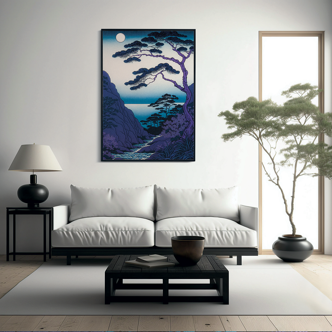 Purple dusk - Art Print