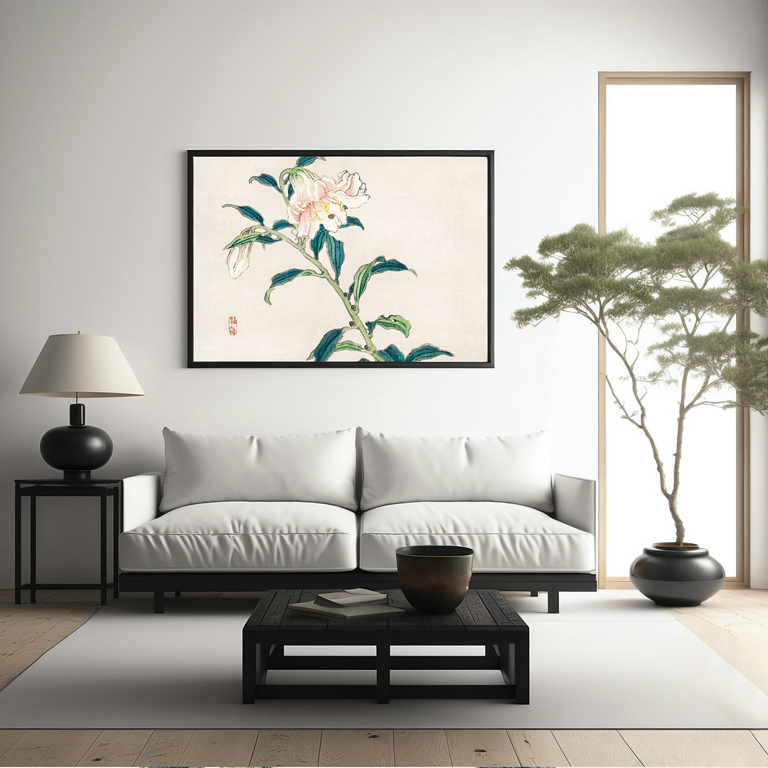 Lily by Kōno Bairei - Art Print