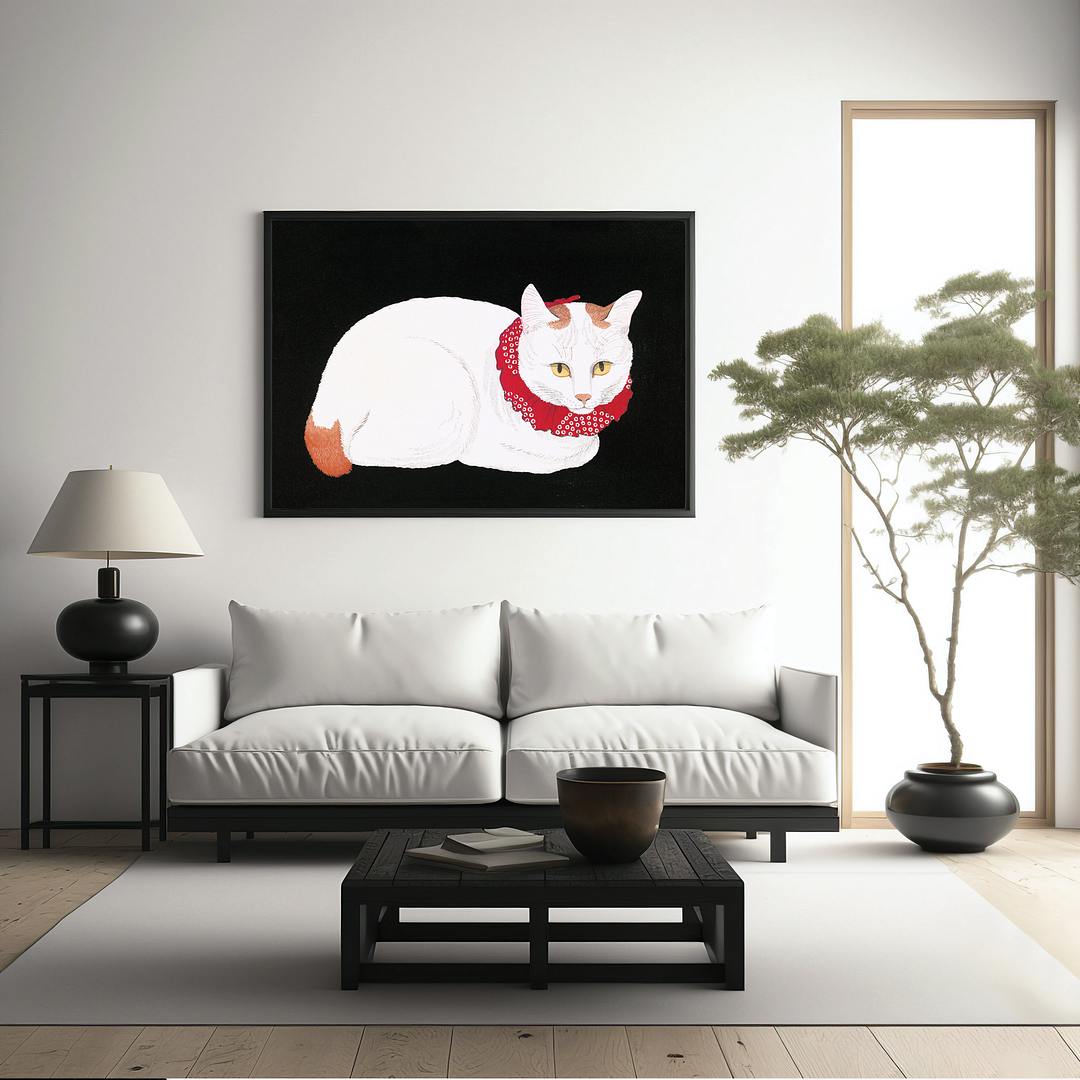 Shironeko by Takahashi Hiroaki - Art Print