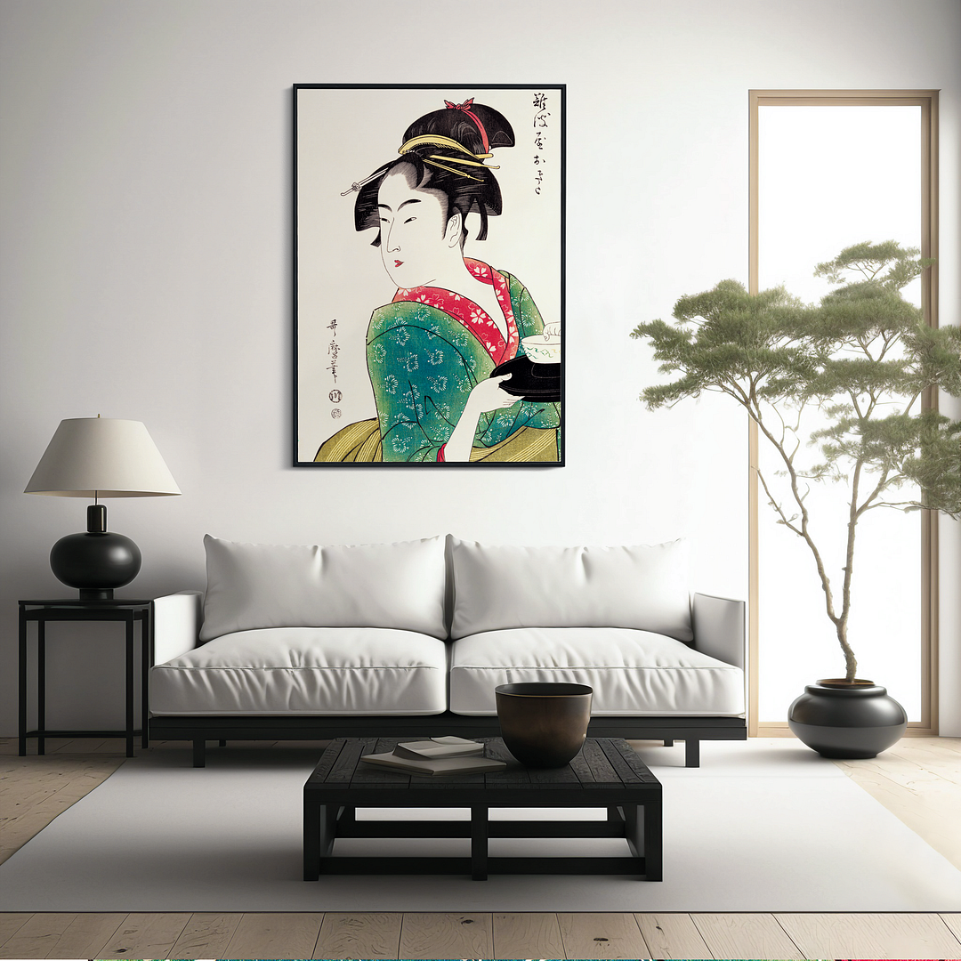 Naniwaya Okita by Utamaro Kitagawa - Art Print