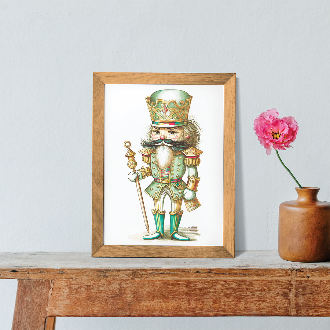 nutcracker Victorian illustration - Art Print