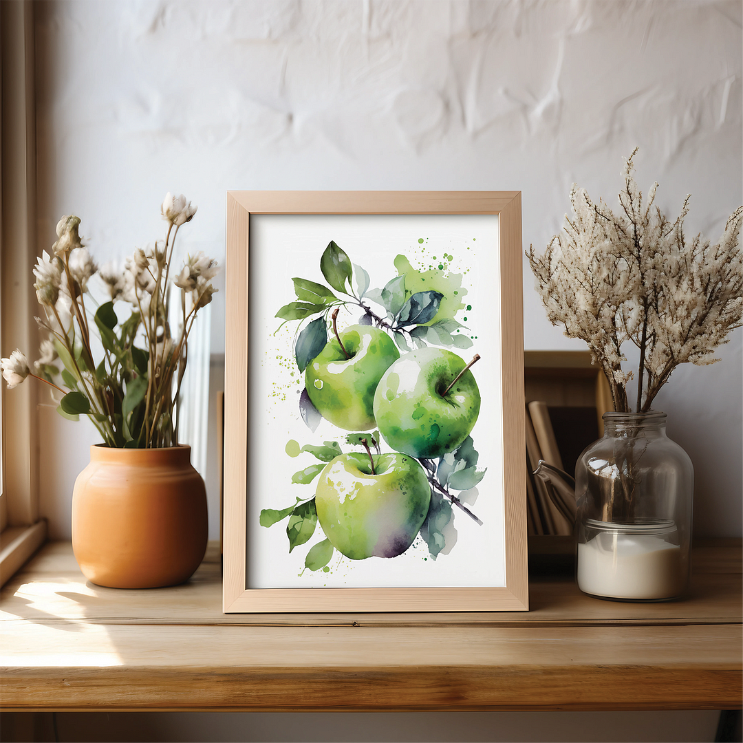 Green Apples 3 - Art Print