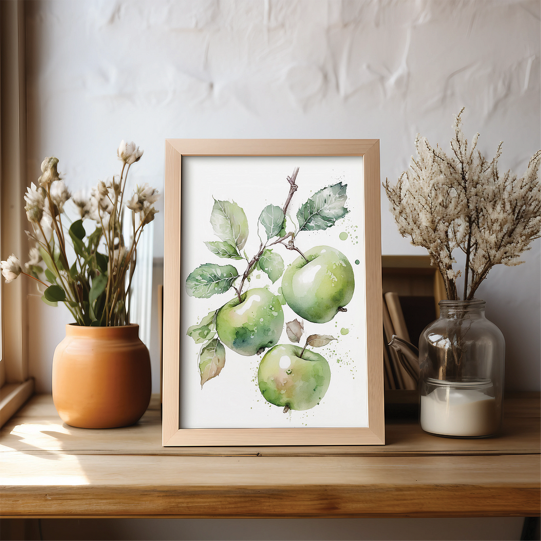 Green Apples 4 - Art Print