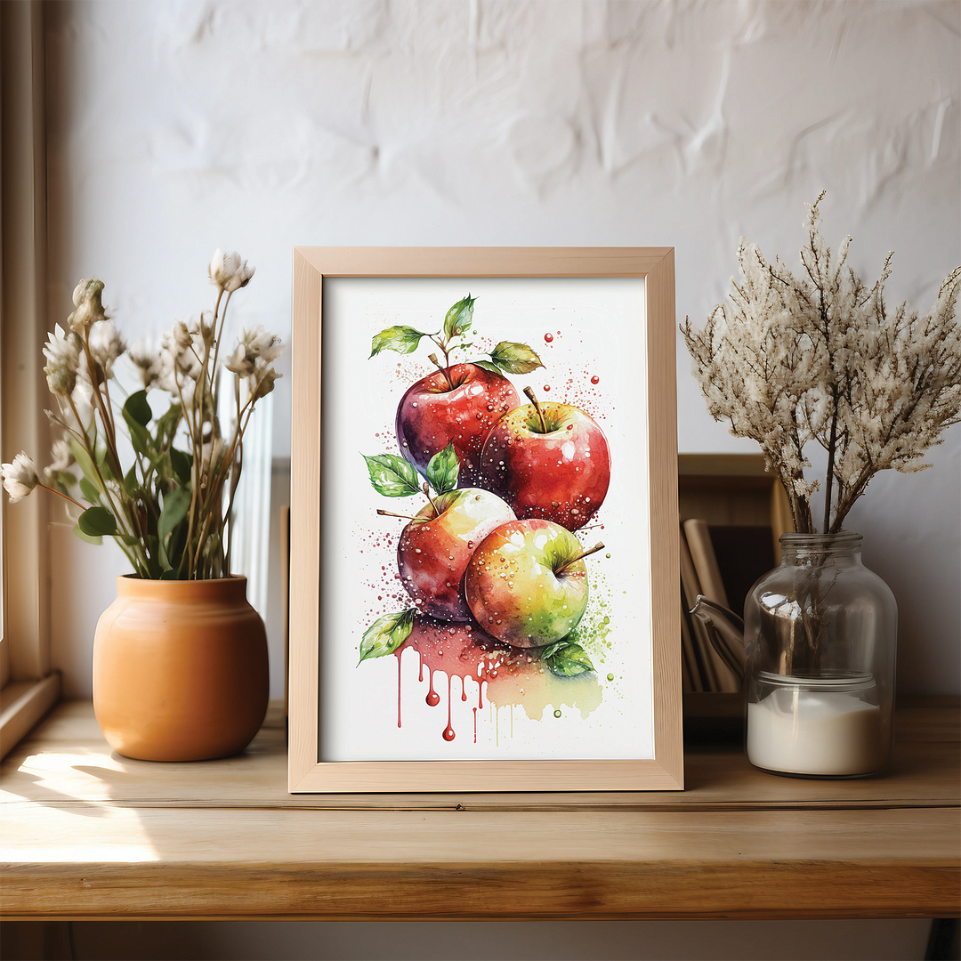 Red Apples 4 - Art Print