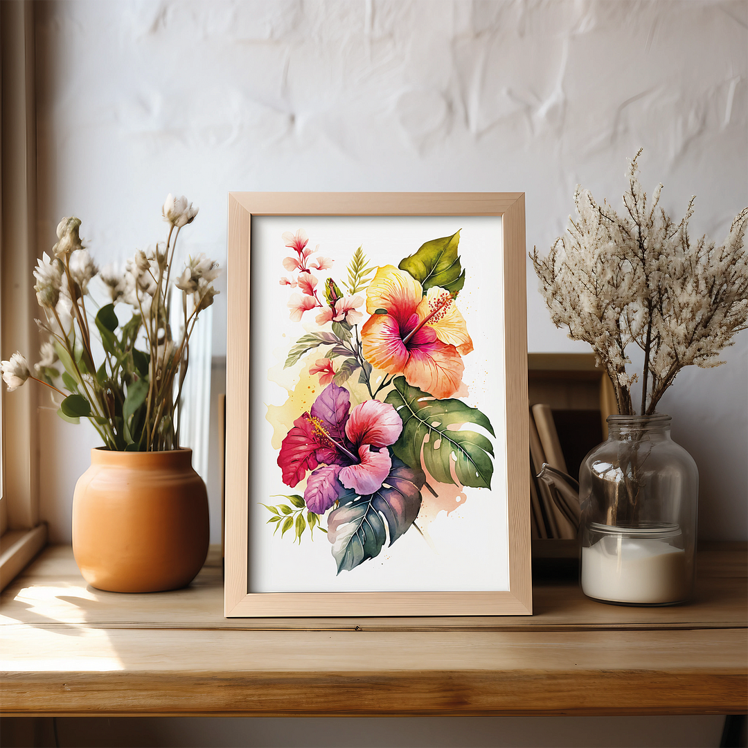 Hawaiian Hibiscus 2 - Art Print