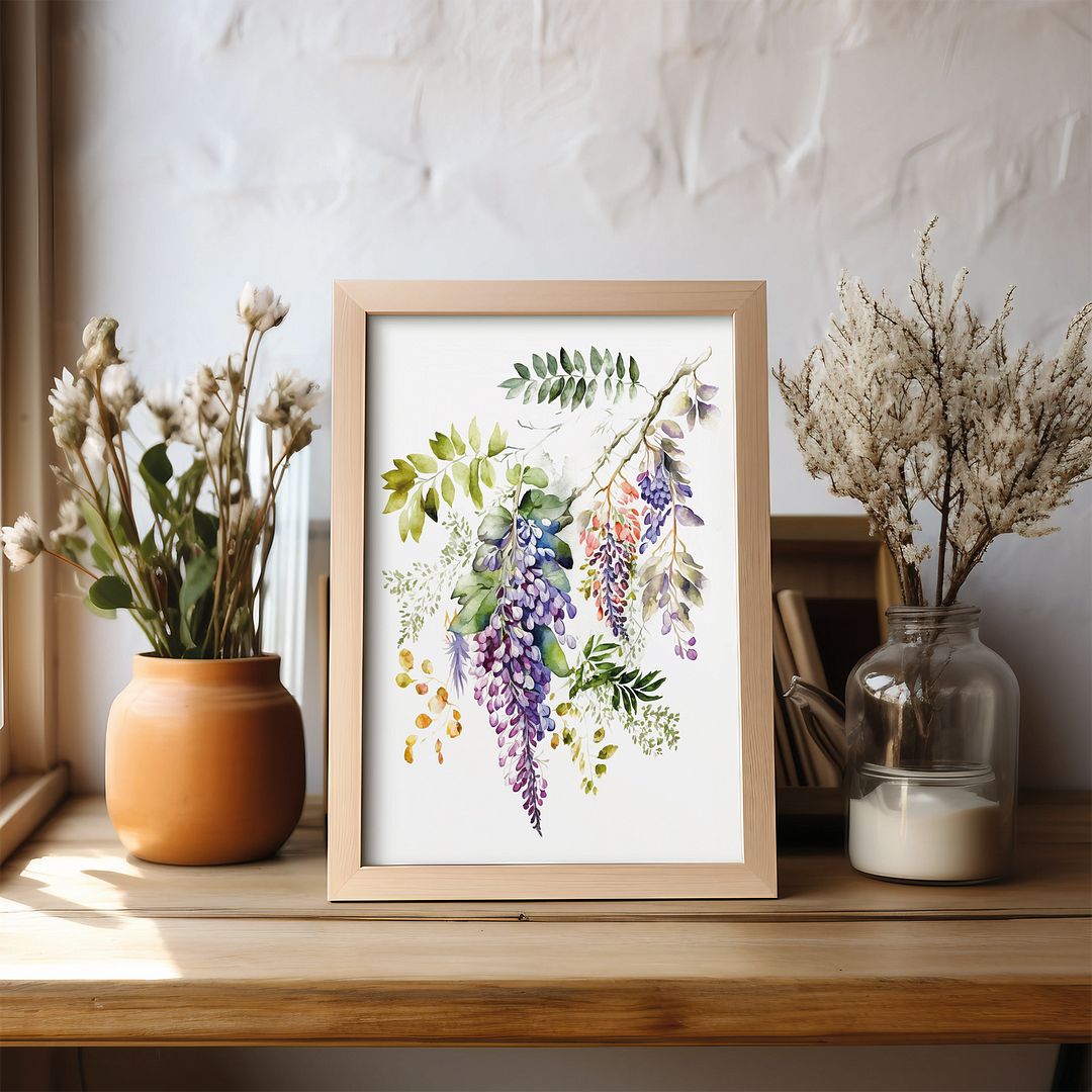 wisteria 2 - Art Print