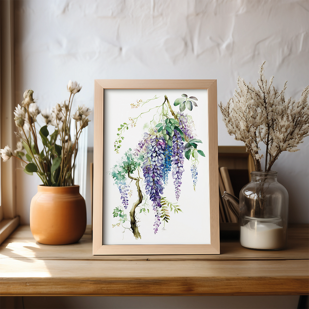 wisteria 4 - Art Print