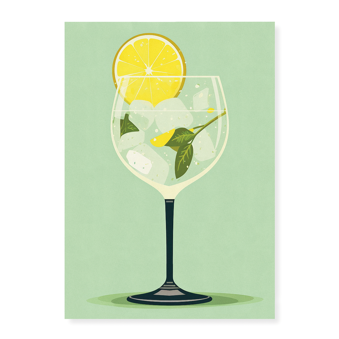 Gin tonic - Art Print