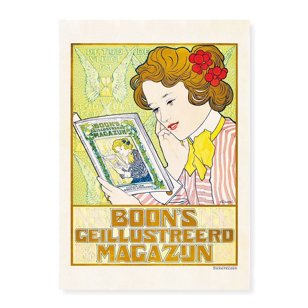 Poster for Boon's Illustrated Warehouse by Johann Georg van Caspel - Art Print