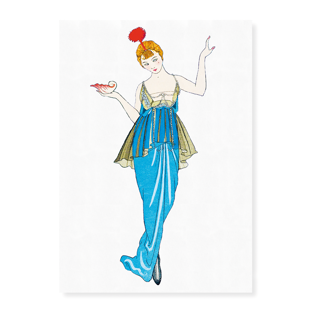 La Fontaine de coquillages (Cutout) - Art Print