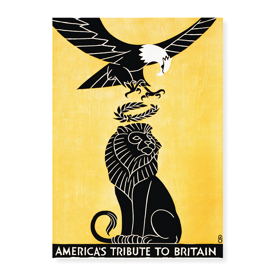 America's tribute to Britain - Art Print