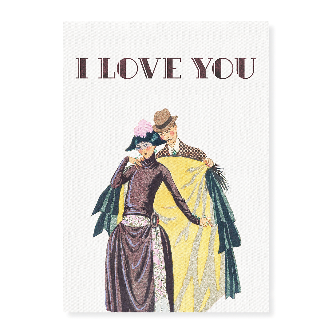 Elle et Lui (I love you) - Art Print