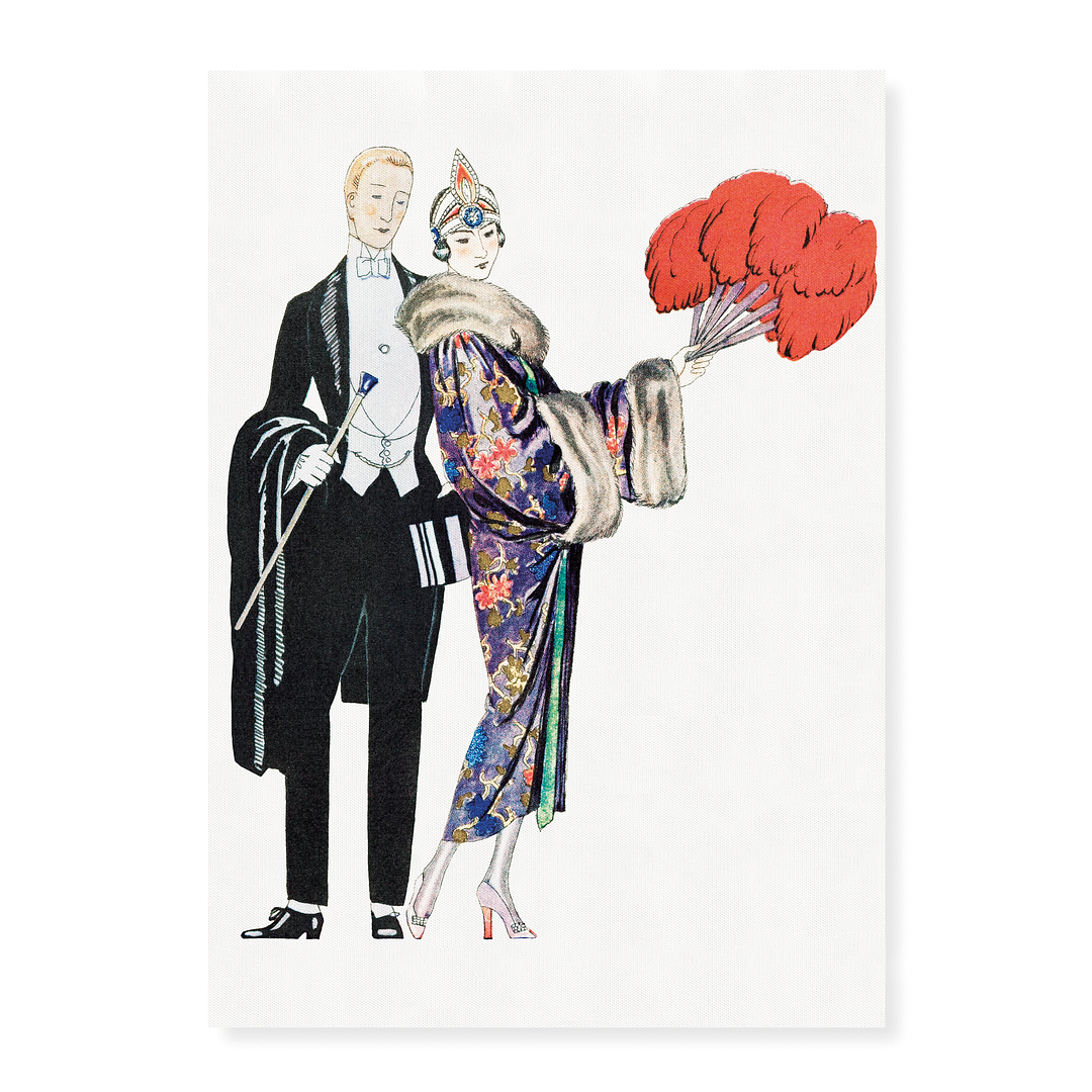Classy couple (Cutout) - Art Print