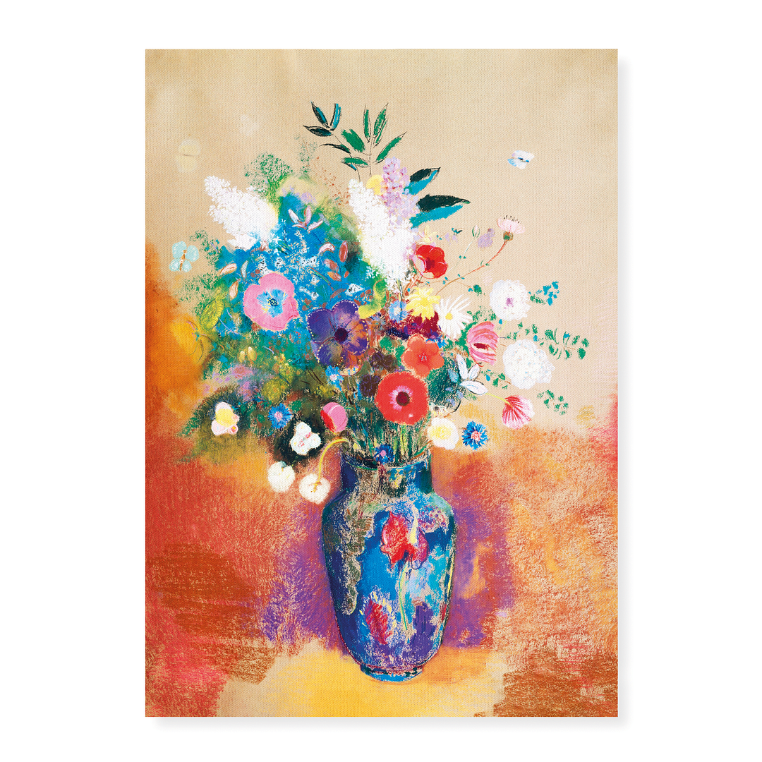 Bouquet of Flowers by Odilon Redon - Art Print