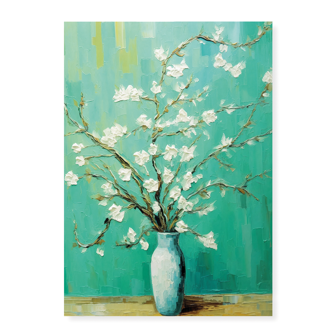 Almond blossom in a vase By Vincent van Gogh - Art Print