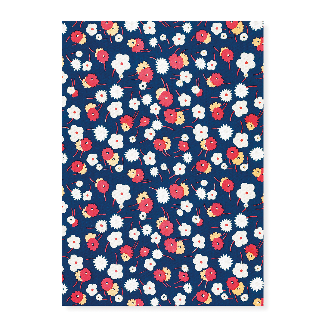 White, gray, pink and red flowers by Charles Goy - Art Print