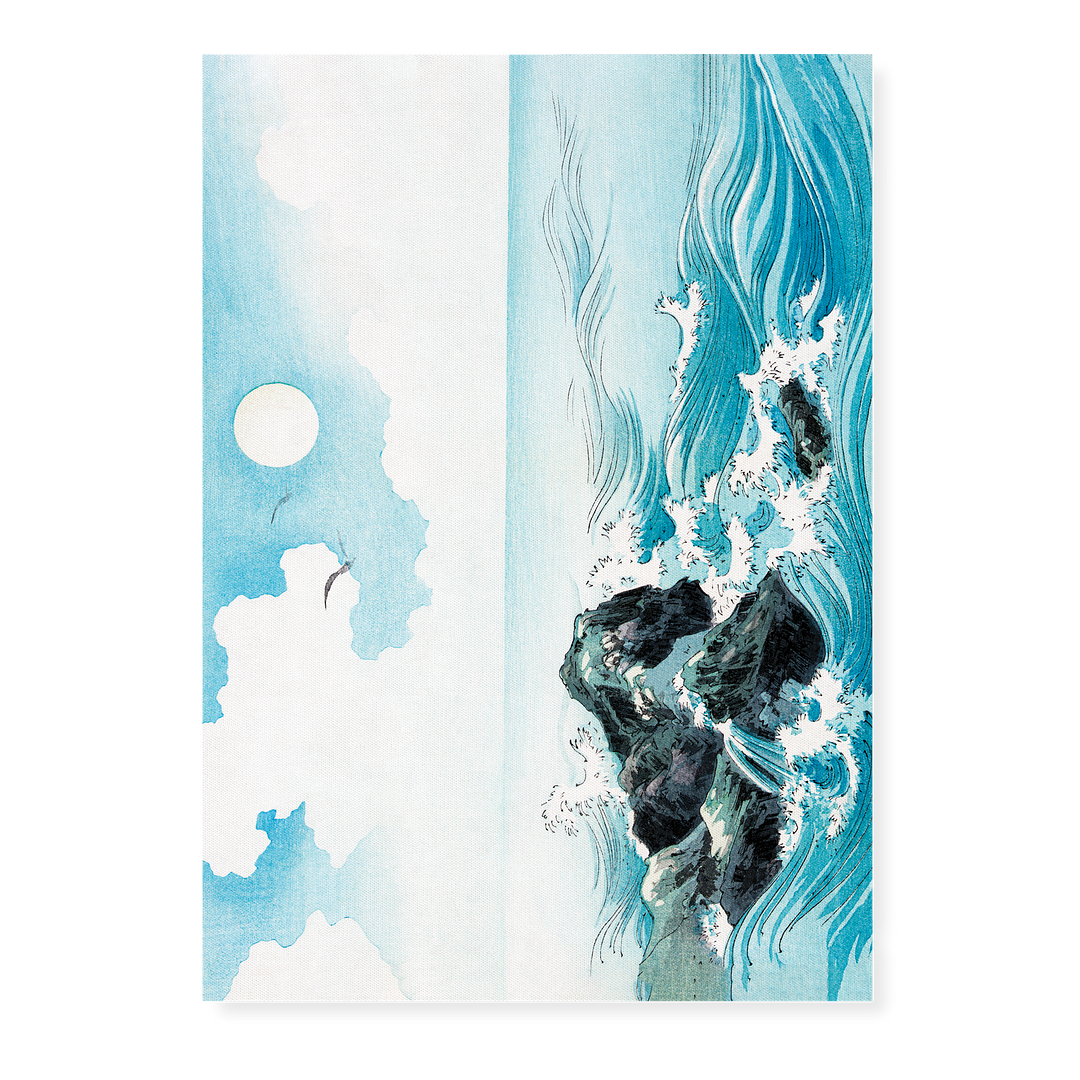 Ocean wave at Kojima Island - Art Print