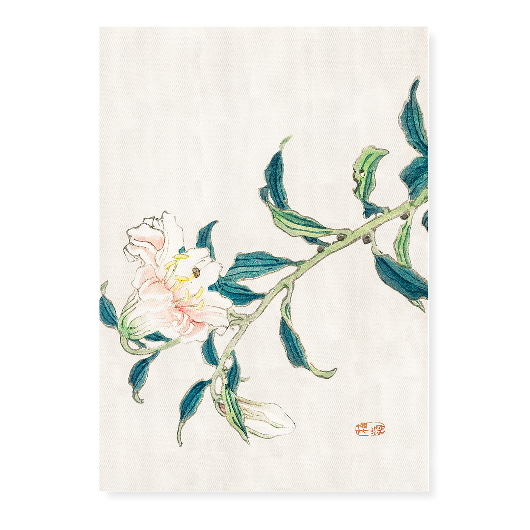 Lily by Kōno Bairei - Art Print