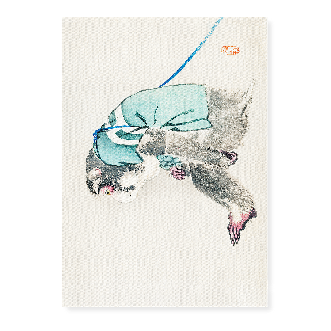 Monkey by Kōno Bairei - Art Print