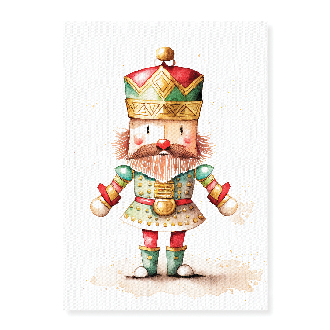 Cute little nutcracker - Art Print