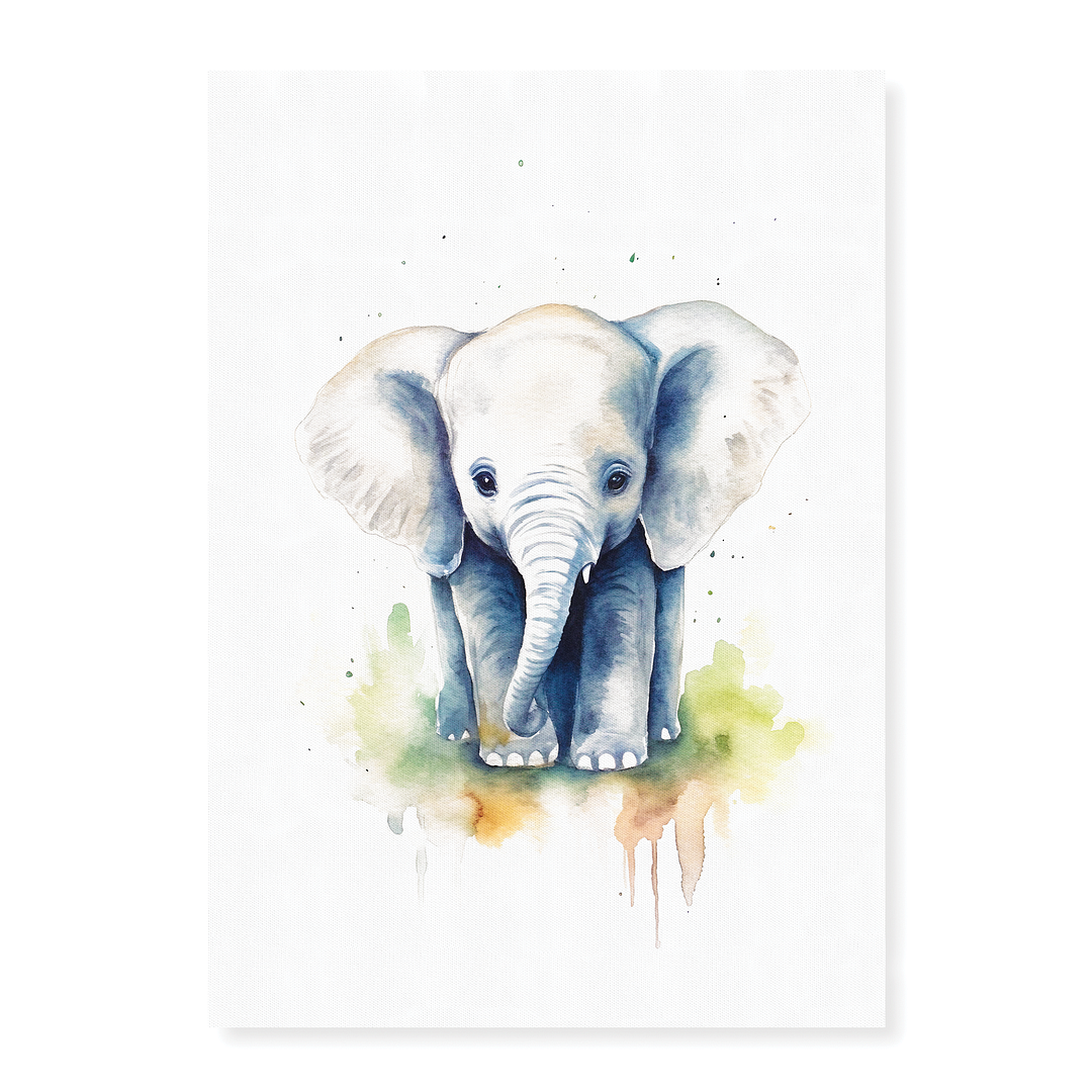Baby elephant - Art Print