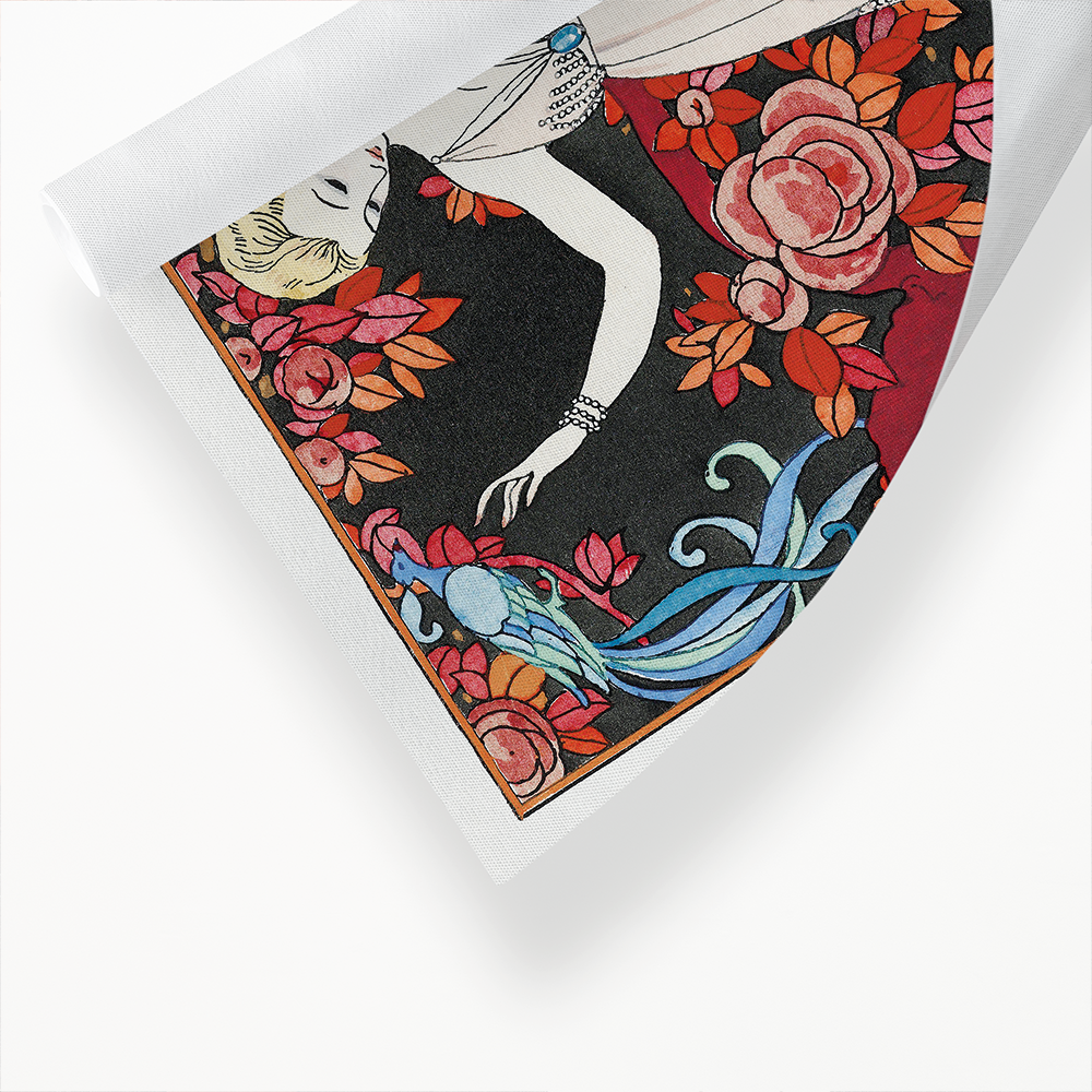 L'Arbre de science: Robe du soir de Doeuillet by George Barbier - Art Print