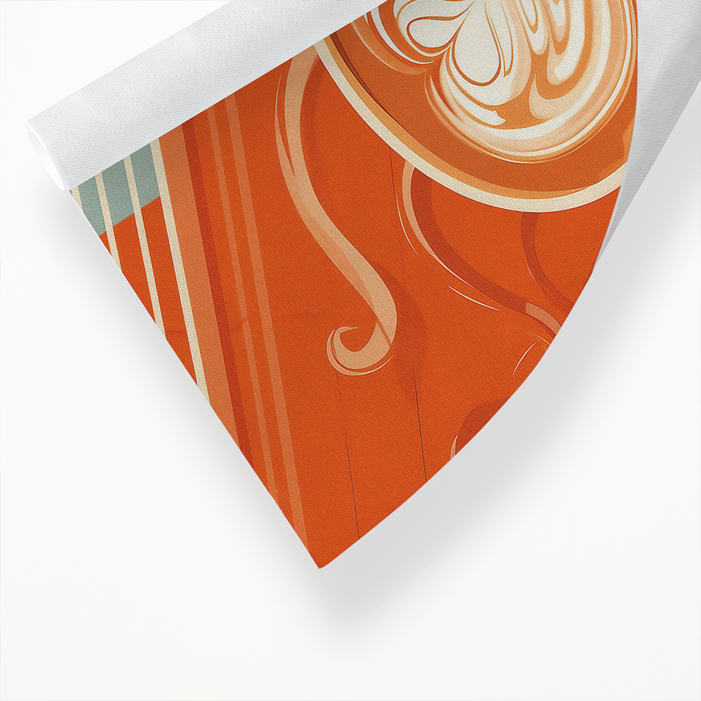 Cup of cappuccino - Art Print