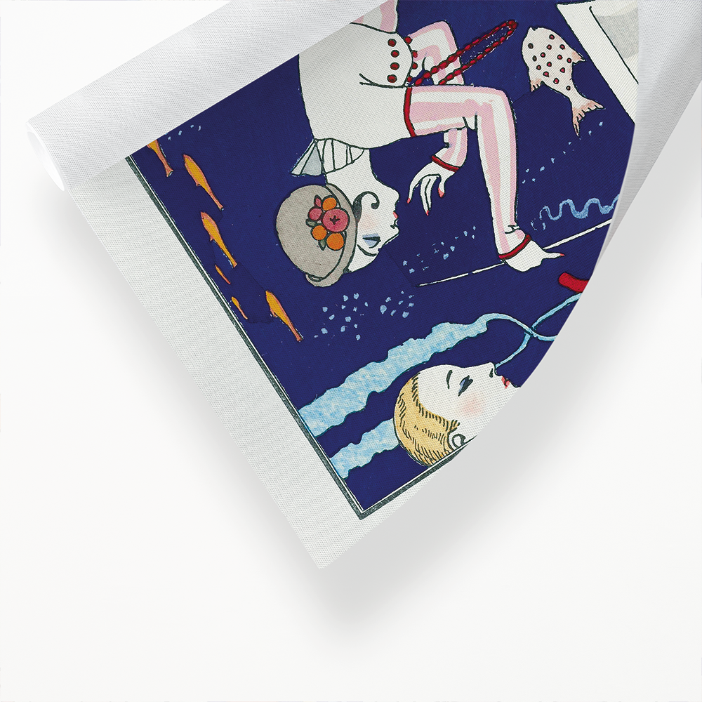 L'étourdissant petit poisson: Robe d'été - Art Print