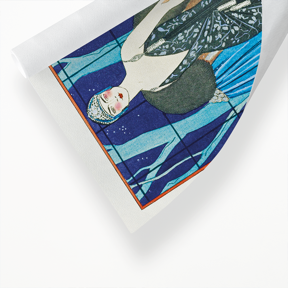 Alcyone / Robe et manteau du soir, de Worth - Art Print