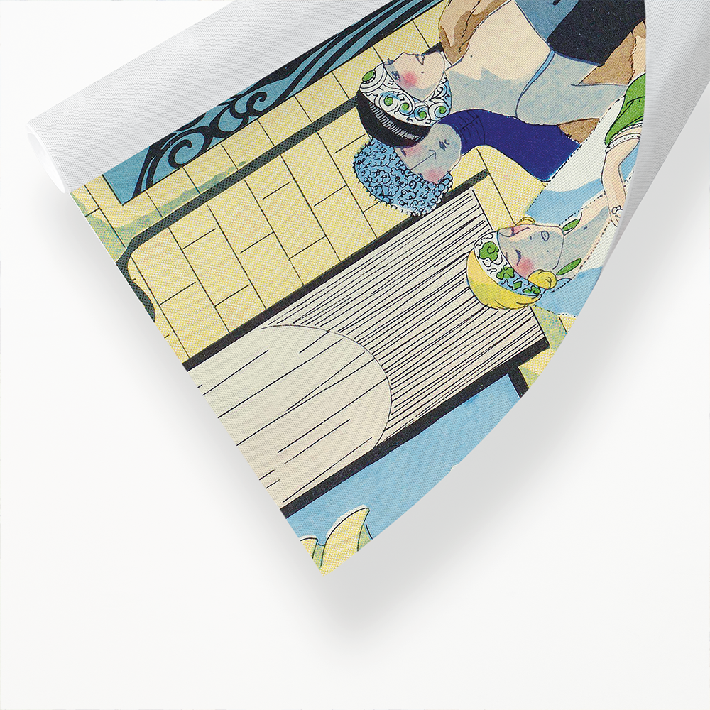 Beauté, Feuillets de l' élégance féminine - Art Print