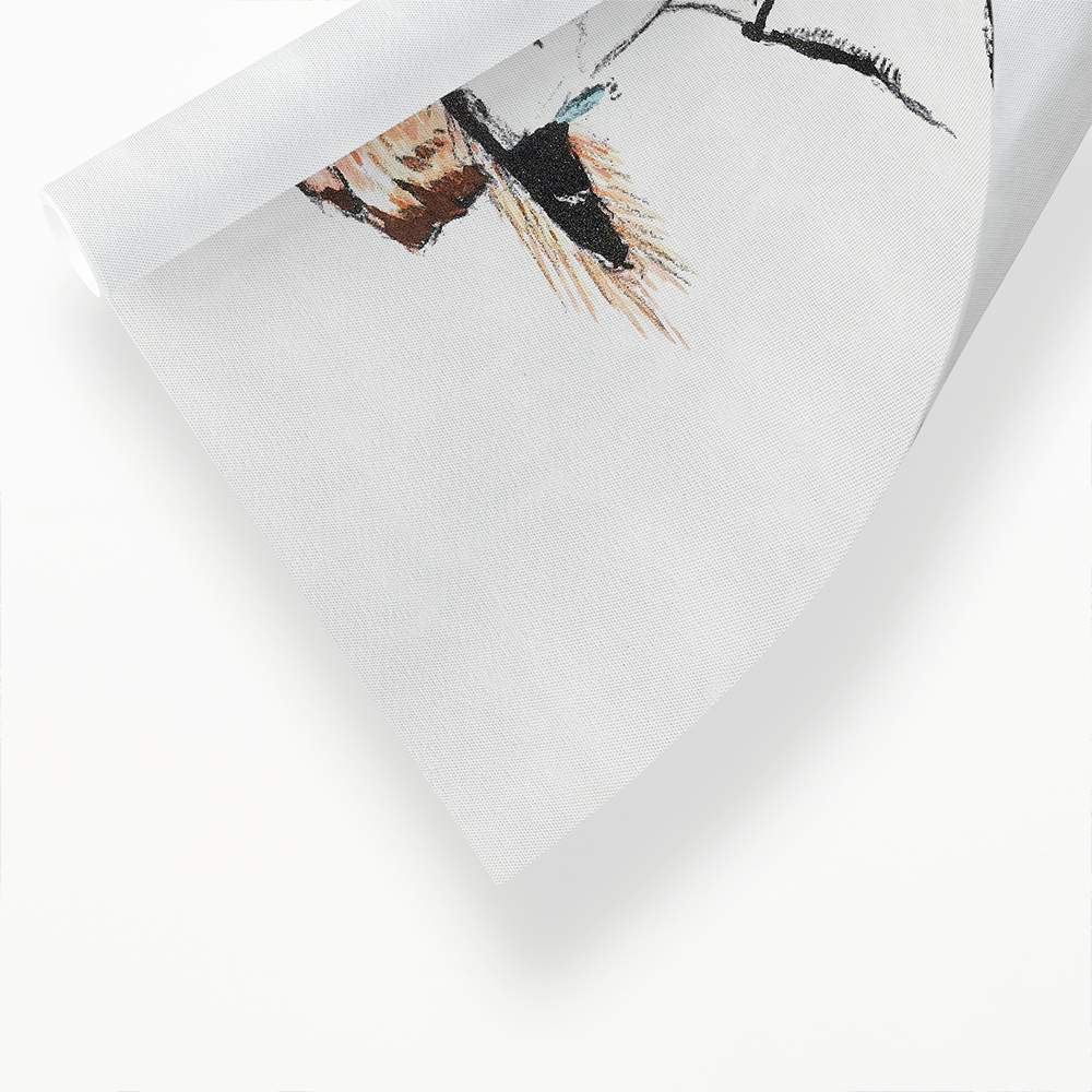 Vintage woman wearing hat - Art Print