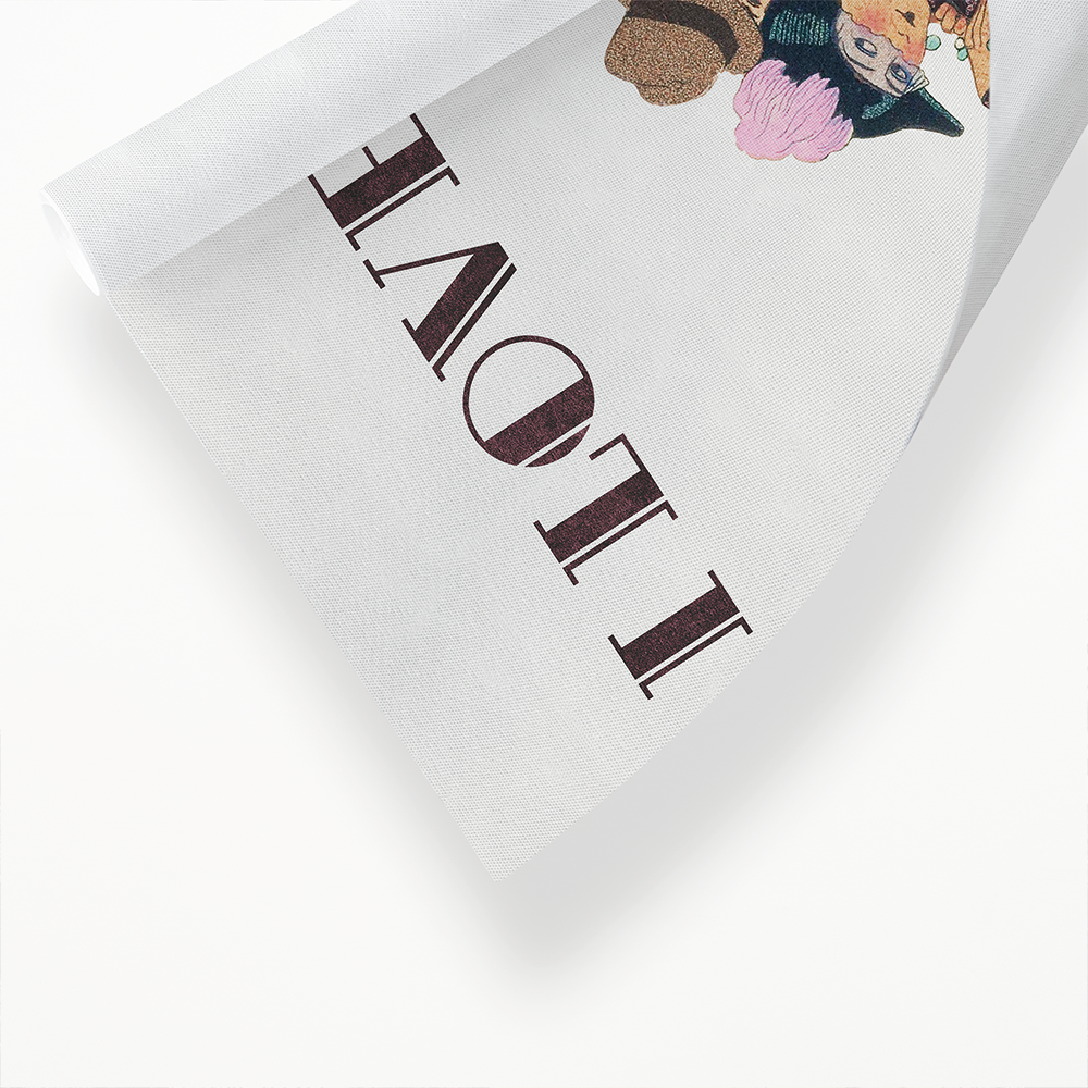 Elle et Lui (I love you) - Art Print