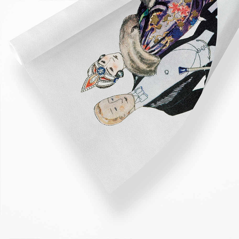 Classy couple (Cutout) - Art Print