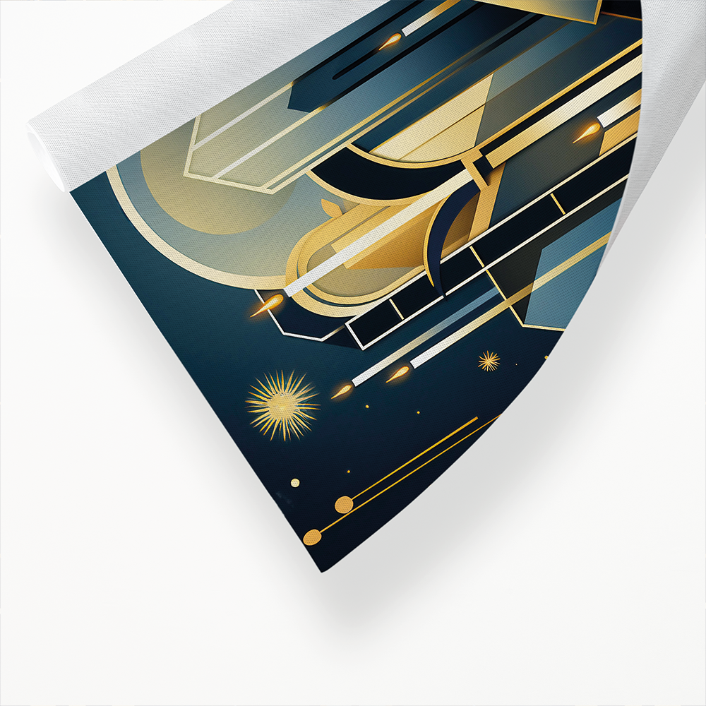 Art Deco Pattern (Candles) - Art Print