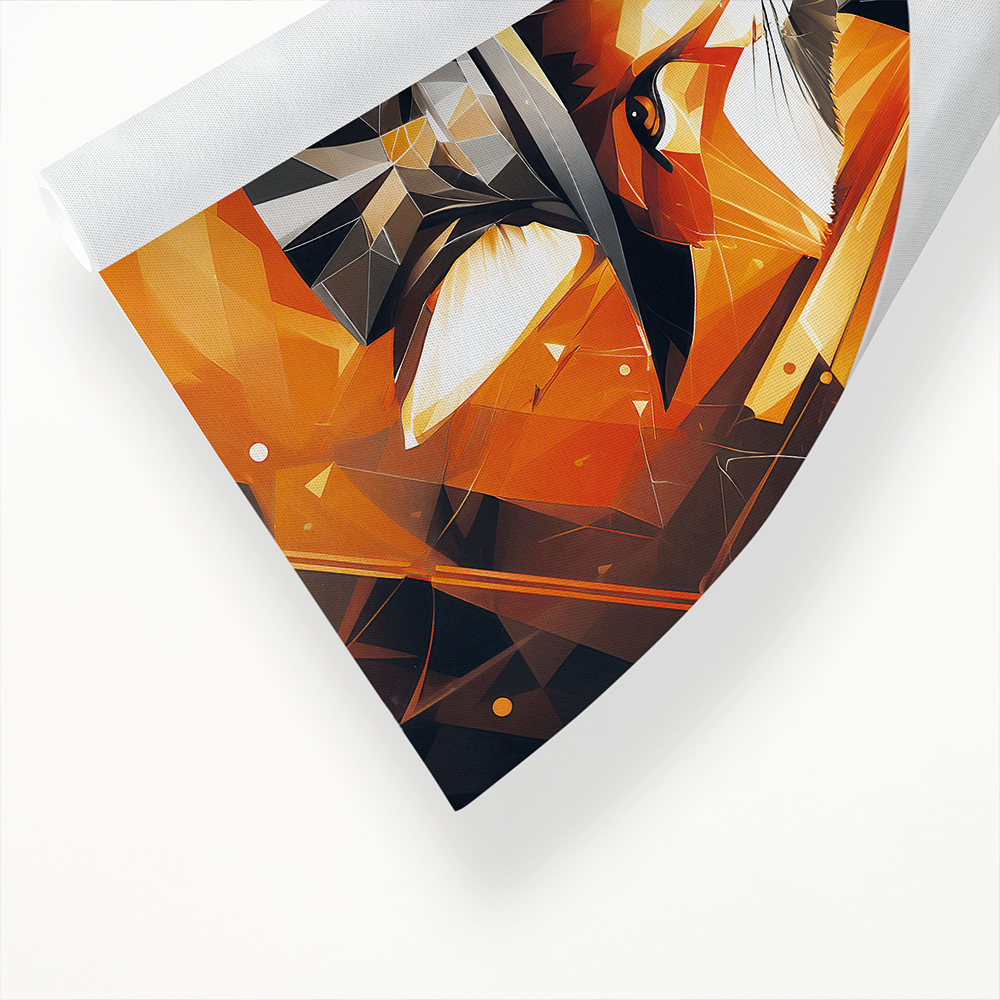 A gentleman fox - Art Print