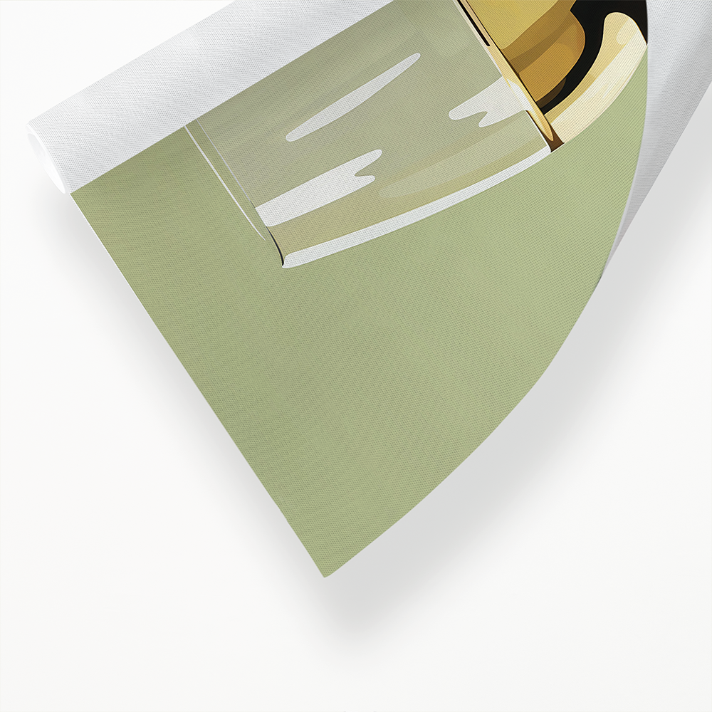 White wine - Art Print
