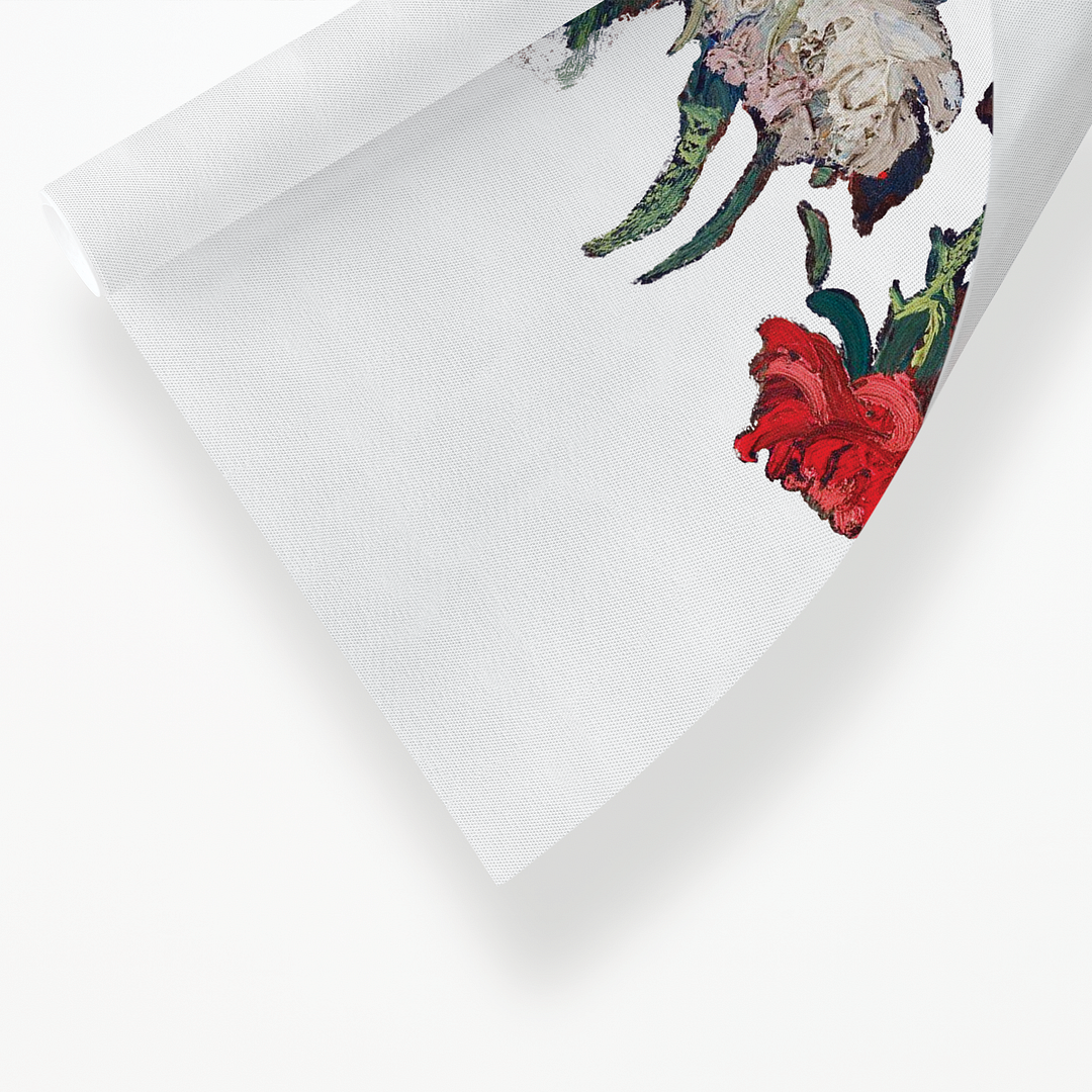 Vase with Carnations Cutout By Van Gogh - Art Print