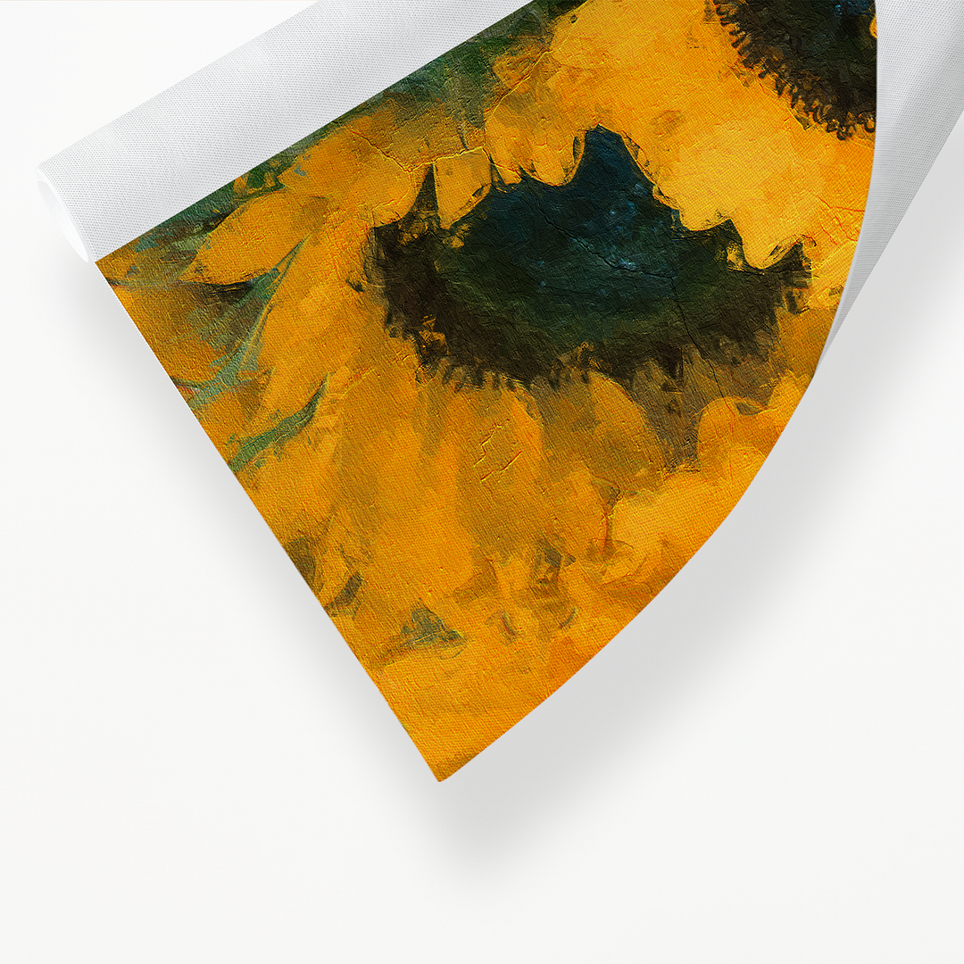 Painting of sunflowers - Art Print
