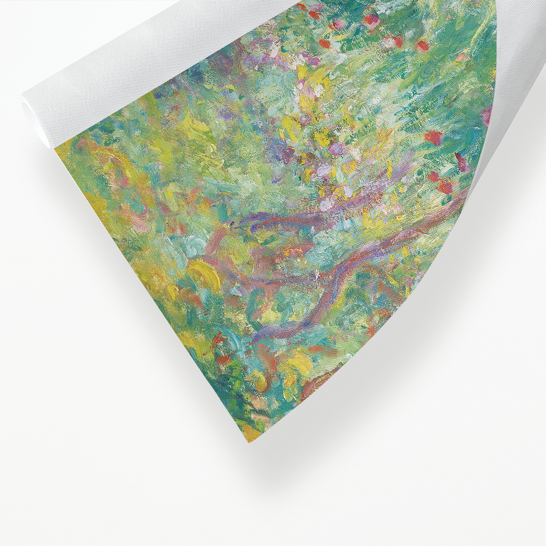 The Artist’s Garden in Giverny By Claude Monet - Art Print