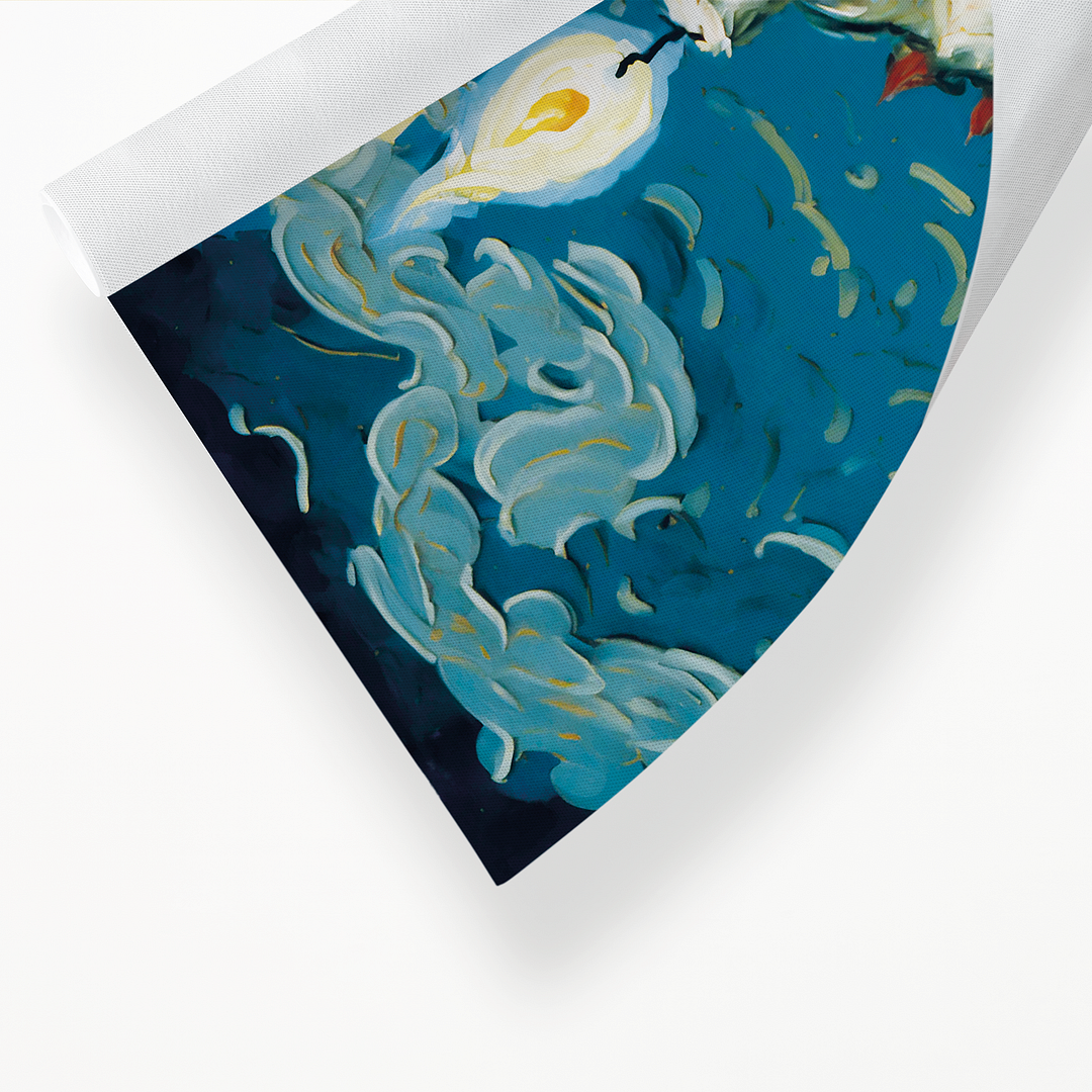 Van Gogh Birthday cake - Art Print