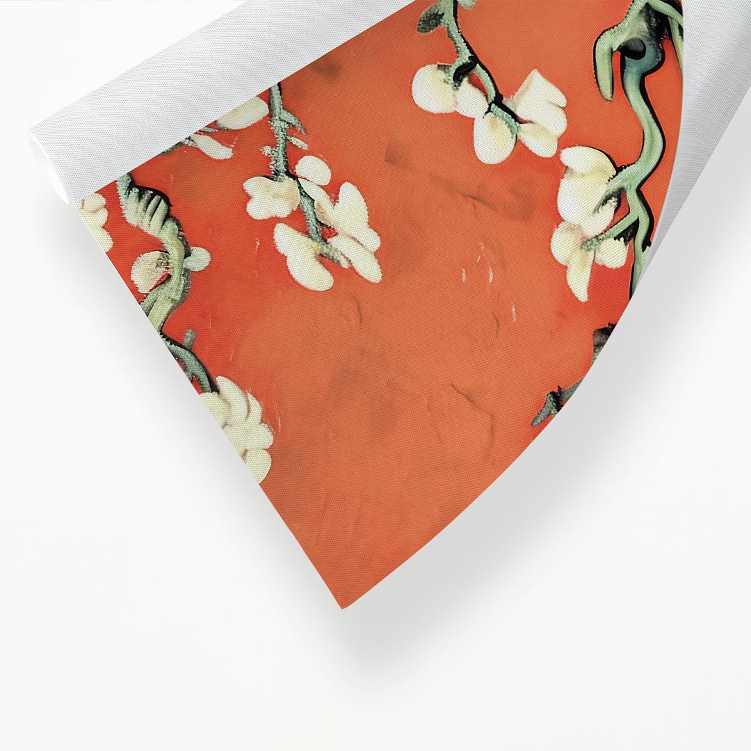 Almond blossom (Orange) By Vincent van Gogh - Art Print