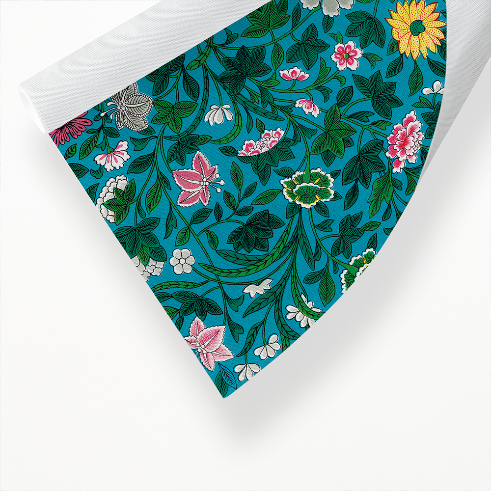 Green botanical pattern - Art Print