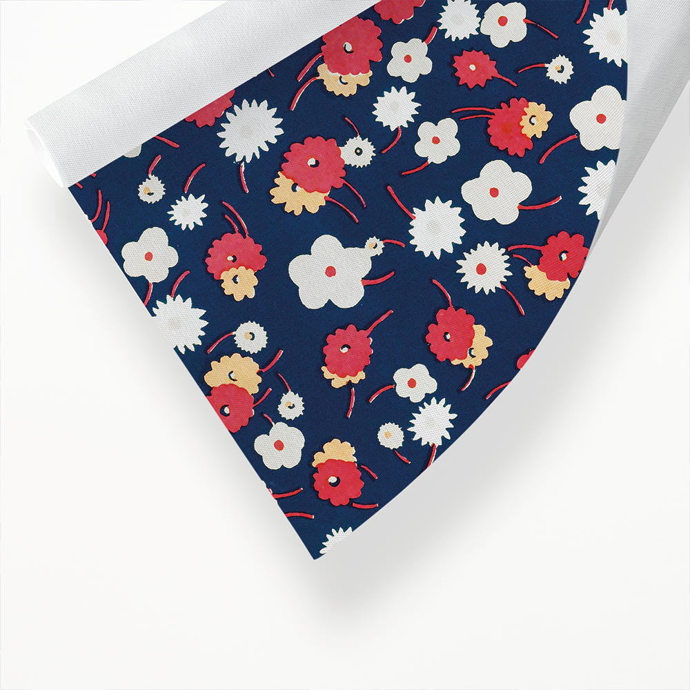 White, gray, pink and red flowers by Charles Goy - Art Print