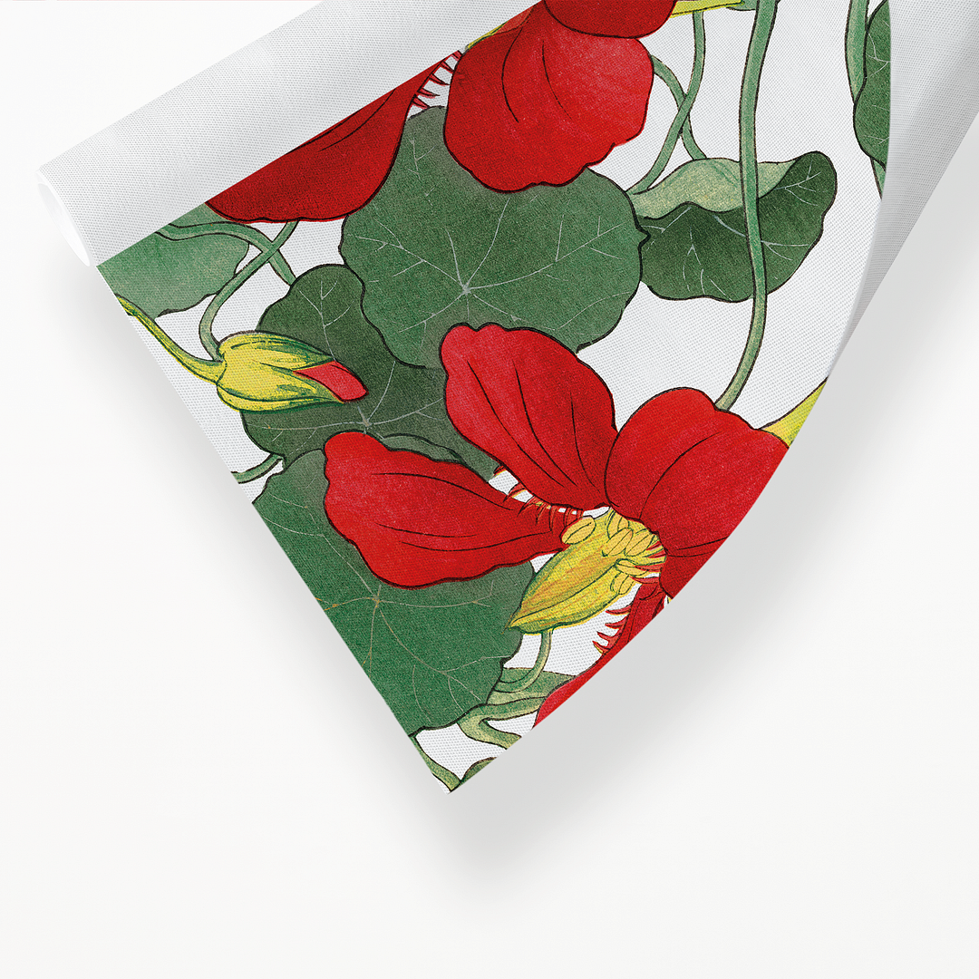 Nasturtium By Tanigami Kônan Art-Print
