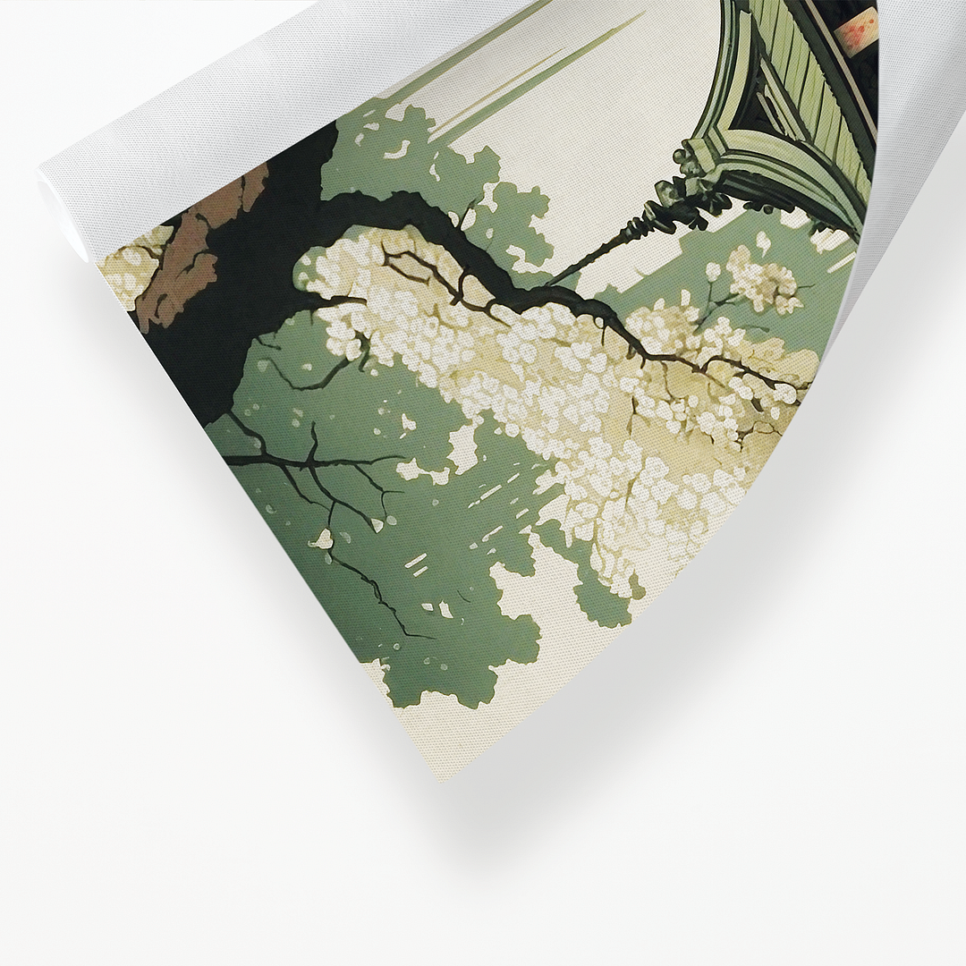 Japanese shrine in the summer - Art Print