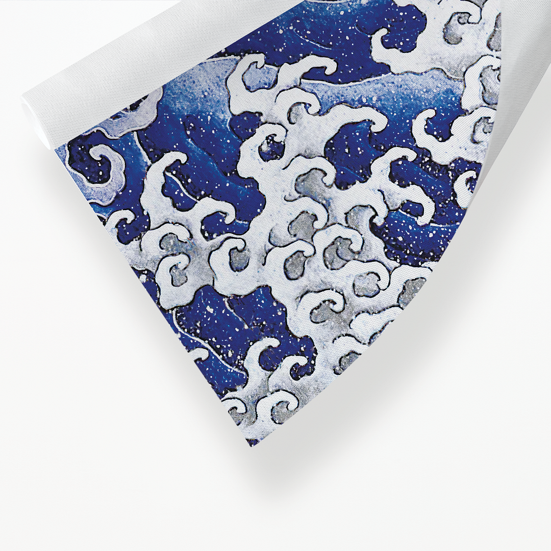 Masculine Wave by Hokusai - Art Print