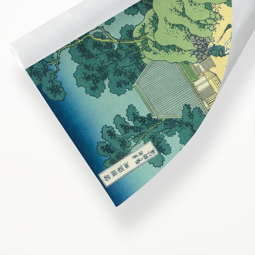 Kirifuri Waterfall on Mount Kurokami in Shimotsuke Province - Art Print