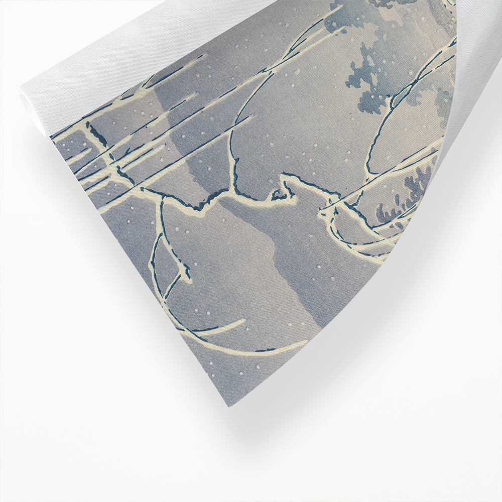 Spring Snow at Maruyama, Kyoto - Art Print